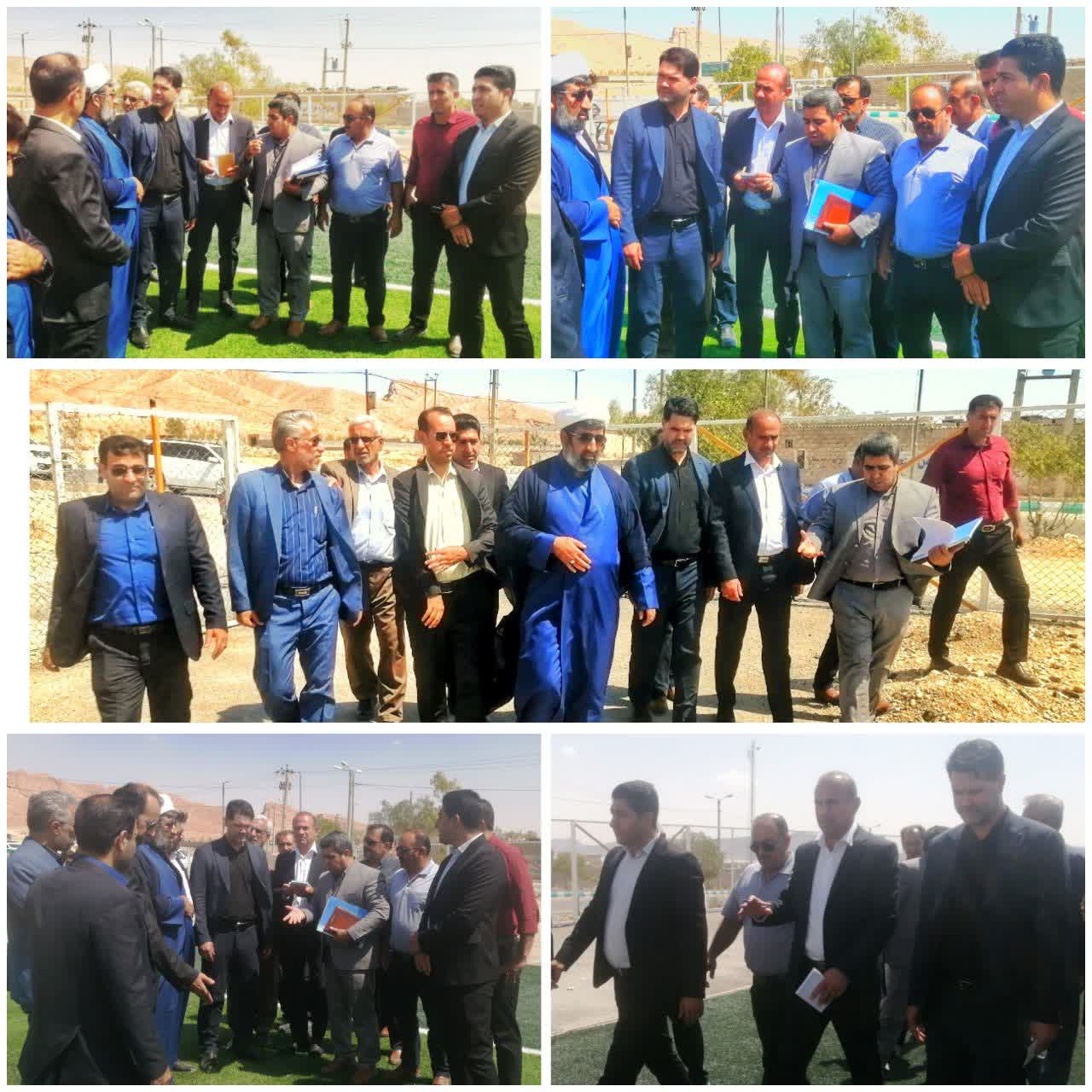 بازدید معاون وزیر ورزش و جوانان از زمین چمن شهرپیر