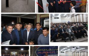 افتتاح مدرسه خیرساز به مناسبت هفته دولت در شهر حاجی آباد