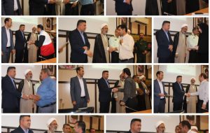 تجلیل از کارمندان نمونه شهرستان به مناسبت هفته دولت