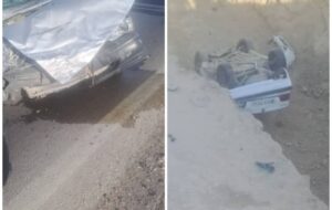 تصادف شدید در محور زرین‌دشت؛ ۴ نفر مصدوم شدند