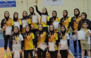 درخشش دختران زرین‌دشت در رقابت‌های والیبال استان فارس